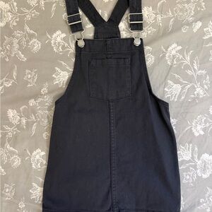 H&M Charcoal Denim Pinafore